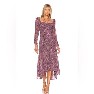 ASTR The Label Athena Midi Dress - NWT